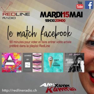 Génération Sia et un Match Facebook mardi 15 mai dès 18h30 sur RedLine Radio! 2
