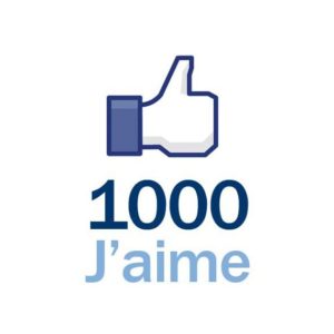 La barre des 1'000 "j'aime" a été franchie! Merci beaucoup 1
